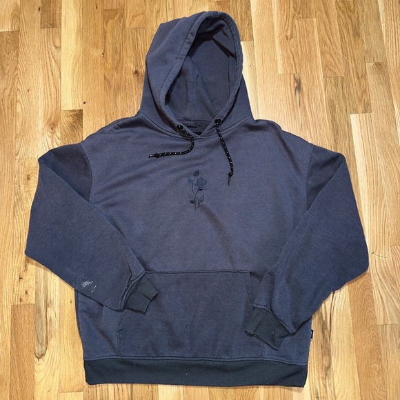 Various Artists Los Angeles Black Rose‎  Hooded Sweatshirt Mens Large Black/Gray - Picture 1 of 7